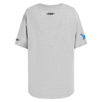 NFL DETROIT LIONS SHEER INFLUENCE T-SHIRT DE COUPE BOYFRIEND POUR FEMME (GRIS CHINÉ)