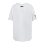 NFL DETROIT LIONS SHEER INFLUENCE T-SHIRT DE COUPE BOYFRIEND POUR FEMME (BLANC)