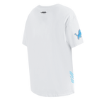 NFL DETROIT LIONS SHEER INFLUENCE T-SHIRT DE COUPE BOYFRIEND POUR FEMME (BLANC)
