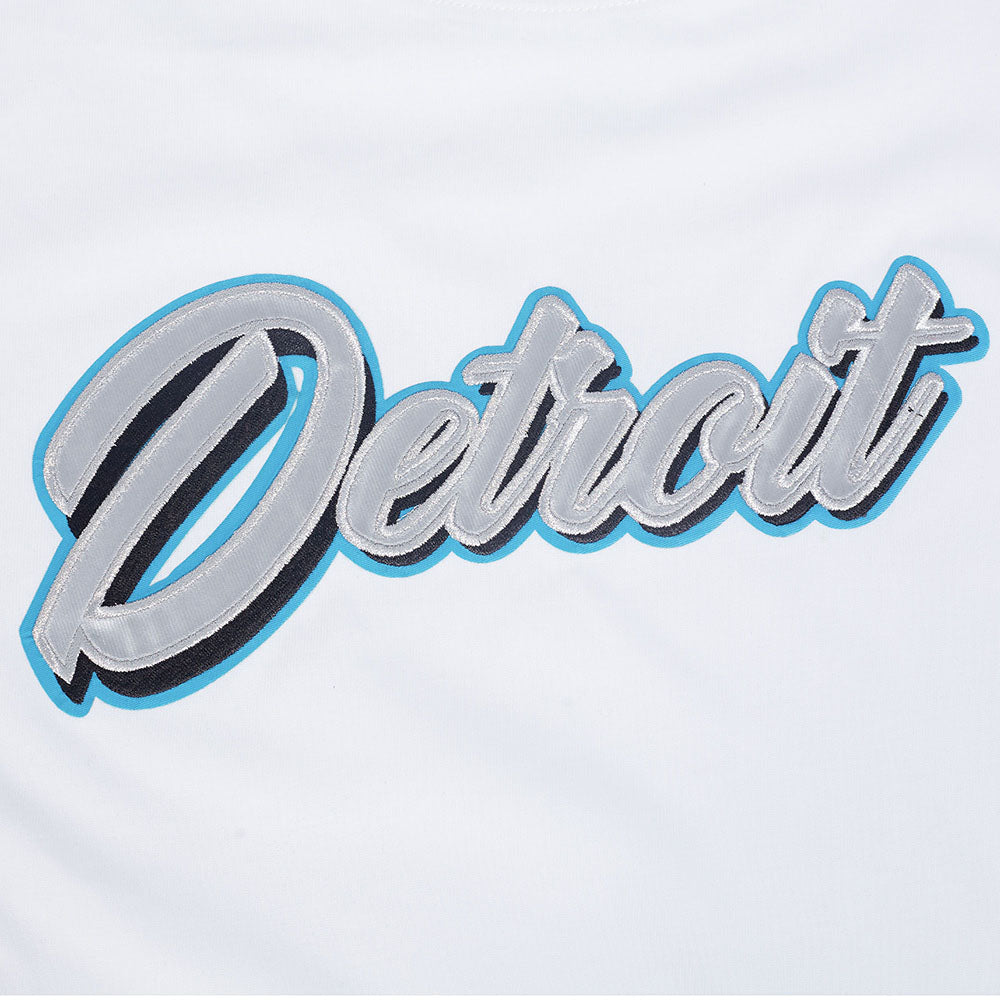 NFL DETROIT LIONS SHEER INFLUENCE T-SHIRT DE COUPE BOYFRIEND POUR FEMME (BLANC)