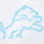 NFL DETROIT LIONS SHEER INFLUENCE T-SHIRT DE COUPE BOYFRIEND POUR FEMME (BLANC)