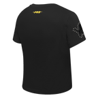 NFL DETROIT LIONS RENEGADE WOMEN'S BABY DOLL TEE (BLACK)