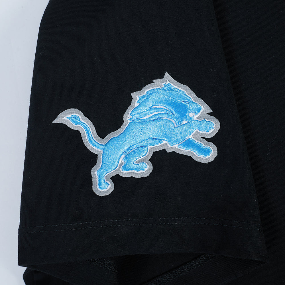 NFL DETROIT LIONS AIDAN HUTCHINSON #97 CLASSIC PNN WOMEN'S SJ BOXY TEE (BLACK)