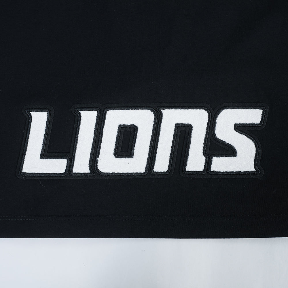 NFL DETROIT LIONS AIDAN HUTCHINSON #97 CLASSIC PNN WOMEN'S SJ BOXY TEE (BLACK)