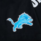 NFL DETROIT LIONS AMON RA ST. BROWN #14 CLASSIC PNN WOMEN'S SJ BOXY TEE (BLACK)