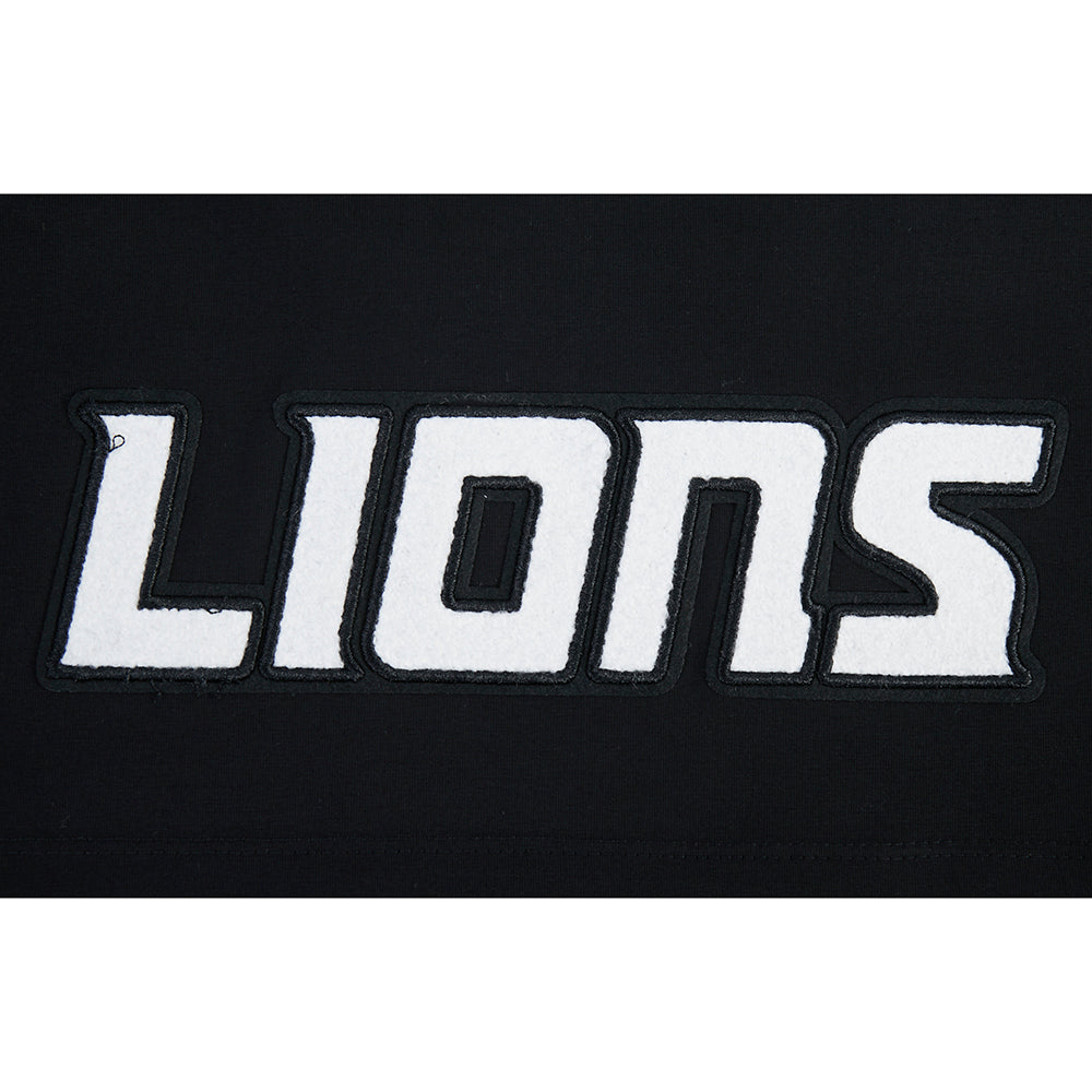 NFL DETROIT LIONS AMON RA ST. BROWN #14 CLASSIC PNN WOMEN'S SJ BOXY TEE (BLACK)