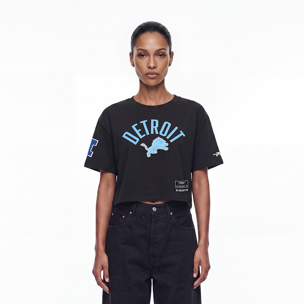 NFL DETROIT LIONS PLAYBACK CHEMISE POUR FEMME (NOIR)