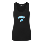 NFL DETROIT LIONS CLASSIC WOMEN'S RELAXED FIT RACERBACK (BLACK)