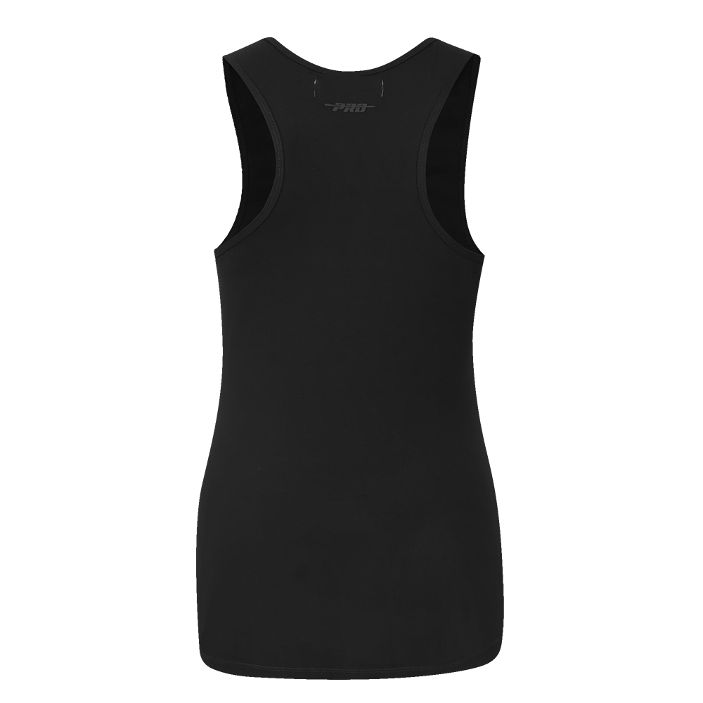 NFL DETROIT LIONS CLASSIC WOMEN'S RELAXED FIT RACERBACK (BLACK)