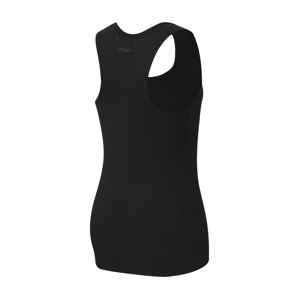 NFL DETROIT LIONS CLASSIC WOMEN'S RELAXED FIT RACERBACK (BLACK)