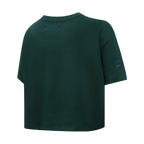NFL DETROIT LIONS NEUTRAL SINGLE JERSEY BOXY TEE (FOREST GREEN)
