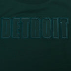 NFL DETROIT LIONS NEUTRAL SINGLE JERSEY BOXY TEE (FOREST GREEN)