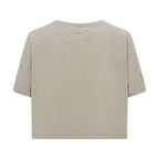 NFL DETROIT LIONS NEUTRAL SINGLE JERSEY BOXY TEE (TAUPE)