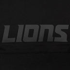 NFL DETROIT LIONS JEWELS CHANDAIL À CAPUCHON COURT EN MOLLETON POUR FEMME (NOIR)