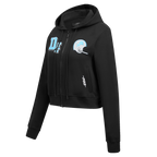NFL DETROIT LIONS BEST OF WOMEN'S FLC FZ HOODIE (BLACK)
