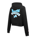 NFL DETROIT LIONS BEST OF WOMEN'S FLC FZ HOODIE (BLACK)
