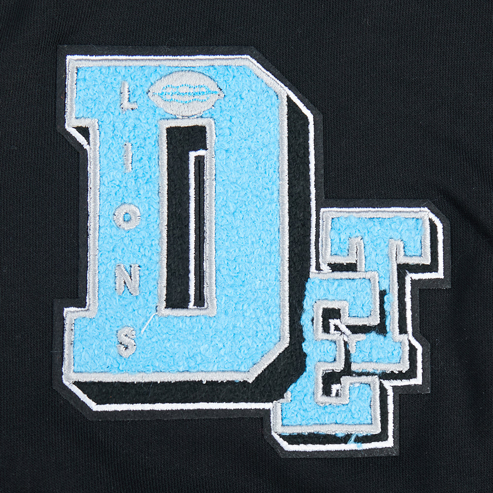 NFL DETROIT LIONS BEST OF WOMEN'S FLC FZ HOODIE (BLACK)
