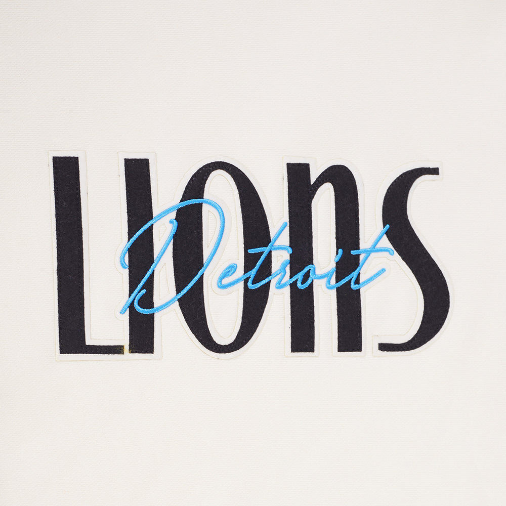 NFL DETROIT LIONS ORIGINAL PLAYERS CHANDAIL OUATÉ À COL ROND POUR FEMME (COQUILLE D'ŒUF)