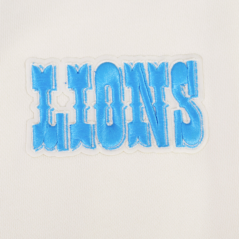 NFL DETROIT LIONS ORIGINAL PLAYERS CHANDAIL OUATÉ À COL ROND POUR FEMME (COQUILLE D'ŒUF)
