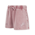 NFL DETROIT LIONS WASHED CLASSIC WOMEN'S ENZYME WASH FT SHORT (WASHED MAUVE)