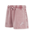 NFL DETROIT LIONS WASHED CLASSIC WOMEN'S ENZYME WASH FT SHORT (WASHED MAUVE)