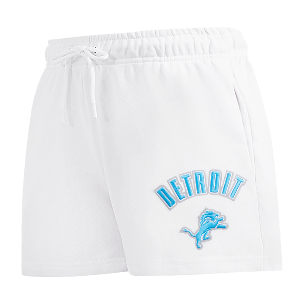 NFL DETROIT LIONS CLASSIC SHORT EN MOLLETON POUR FEMME (BLANC)