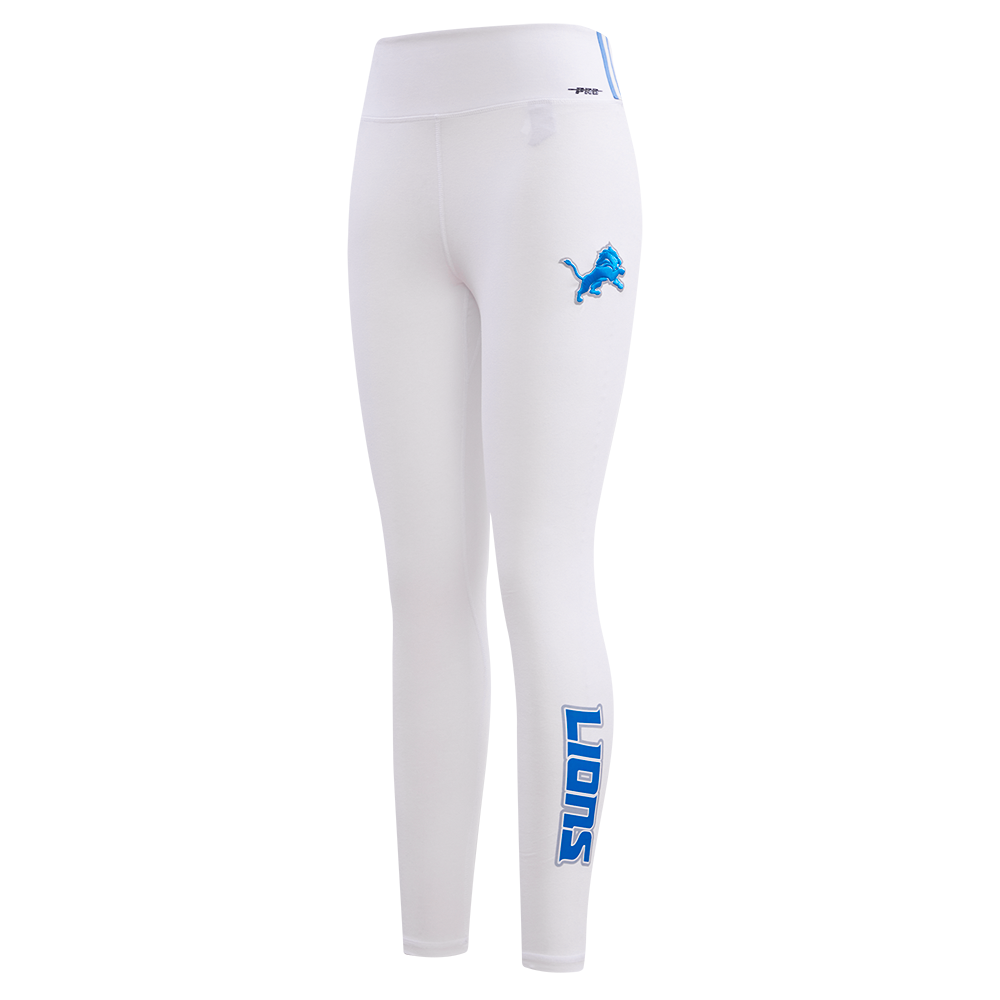 NFL DETROIT LIONS CLASSIC WOMEN'S JERSEY LEGGING (WHITE)
