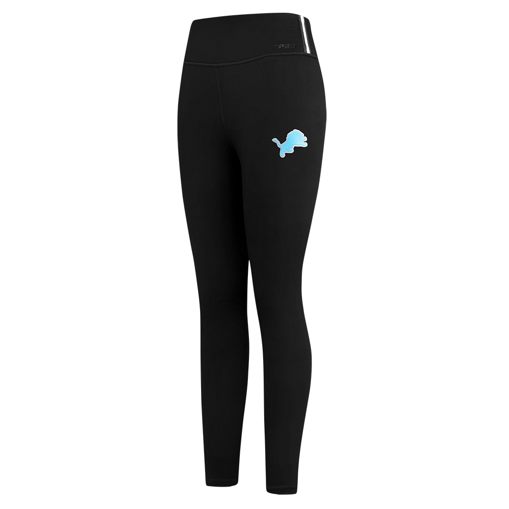 NFL DETROIT LIONS RETRO CLASSIC LEGGING EN JERSEY POUR FEMME (NOIR)
