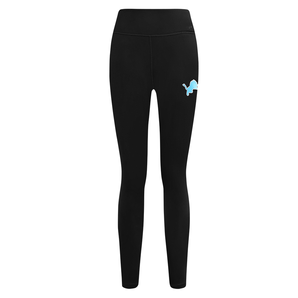 NFL DETROIT LIONS RETRO CLASSIC WOMEN'S JERSEY LEGGING (BLACK)