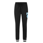 NFL DETROIT LIONS CREST EMBLEM WOMEN'S RIB FLC SWEATPANT (BLACK)