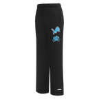 NFL DETROIT LIONS REBEL ATHLETICS WOMEN'S STRAIGHT LEG SWEATPANT (BLACK)