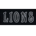 NFL DETROIT LIONS REBEL ATHLETICS WOMEN'S STRAIGHT LEG SWEATPANT (BLACK)