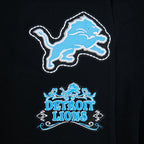 NFL DETROIT LIONS REBEL ATHLETICS WOMEN'S STRAIGHT LEG SWEATPANT (BLACK)