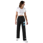 NFL DETROIT LIONS REBEL ATHLETICS WOMEN'S STRAIGHT LEG SWEATPANT (BLACK)