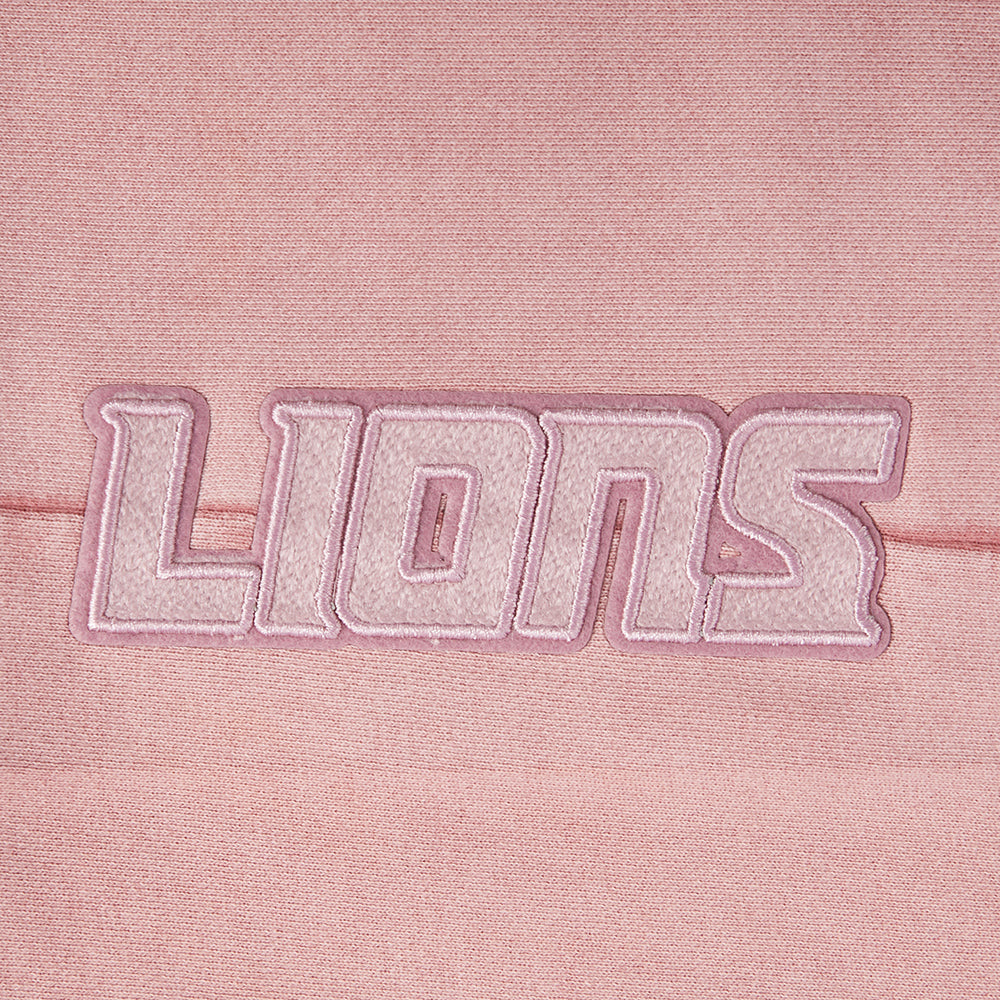NFL DETROIT LIONS WASHED CLASSIC PANTALON OUATÉ POUR FEMME (MAUVE DÉLAVÉ)