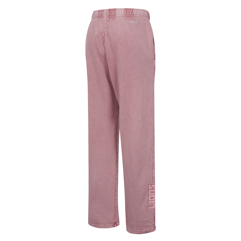 NFL DETROIT LIONS WASHED CLASSIC PANTALON OUATÉ POUR FEMME (MAUVE DÉLAVÉ)