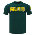 NFL GREEN BAY PACKERS  CLASSIC CHENILLE MEN'S   TEE (FOREST GREEN)