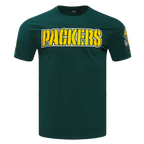 NFL GREEN BAY PACKERS  CLASSIC CHENILLE MEN'S   TEE (FOREST GREEN)