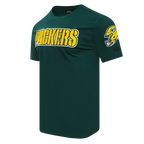 NFL GREEN BAY PACKERS  CLASSIC CHENILLE MEN'S   TEE (FOREST GREEN)
