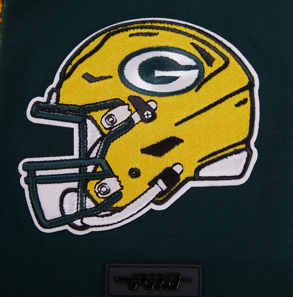 NFL GREEN BAY PACKERS  CLASSIC CHENILLE MEN'S   TEE (FOREST GREEN)