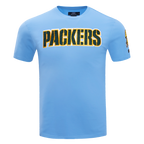 NFL GREEN BAY PACKERS  CLASSIC CHENILLE SINGLE JERSEY TEE (UNIVERSITY BLUE)