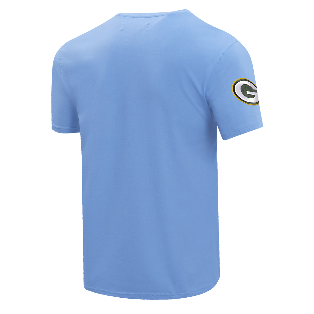 NFL GREEN BAY PACKERS  CLASSIC CHENILLE SINGLE JERSEY TEE (UNIVERSITY BLUE)