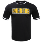 NFL GREEN BAY PACKERS CLASSIC CHENILLE TEE (BLACK)