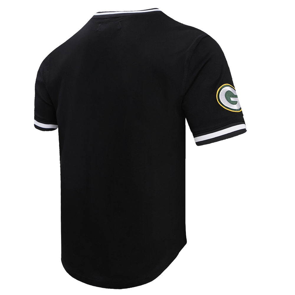 NFL GREEN BAY PACKERS CLASSIC CHENILLE TEE (BLACK)