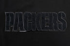 NFL GREEN BAY PACKERS TRIPLE BLACK MEN'S   TEE (TRIPLE BLACK)