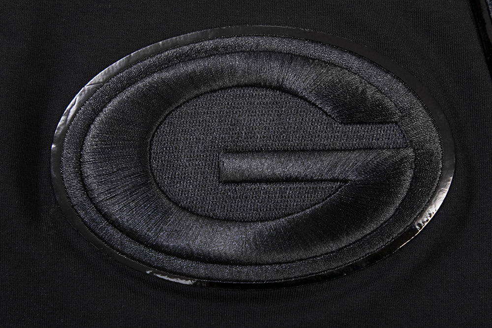 NFL GREEN BAY PACKERS TRIPLE BLACK MEN'S   TEE (TRIPLE BLACK)