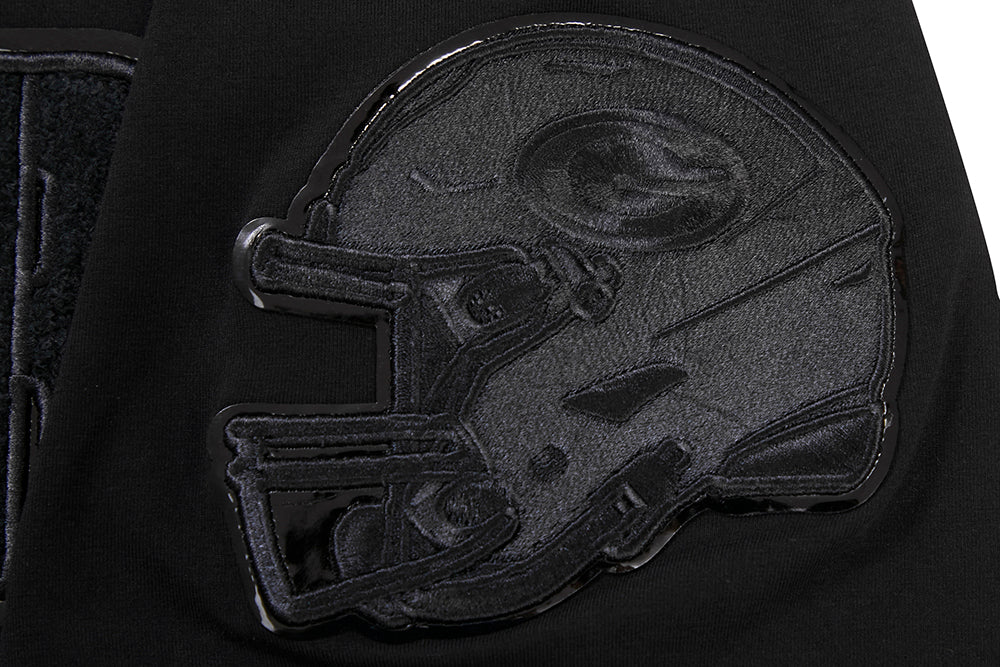 NFL GREEN BAY PACKERS TRIPLE BLACK MEN'S   TEE (TRIPLE BLACK)