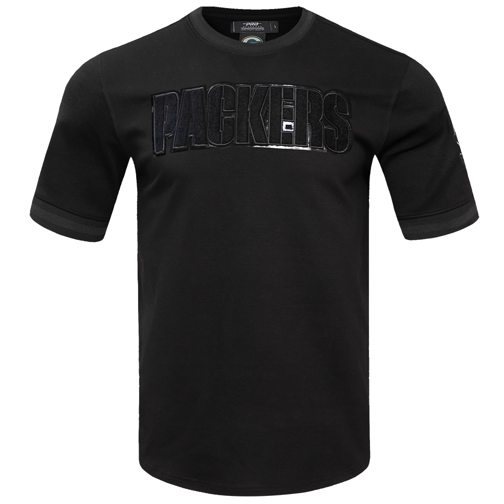 NFL GREEN BAY PACKERS TRIPLE BLACK TEE (TRIPLE BLACK)