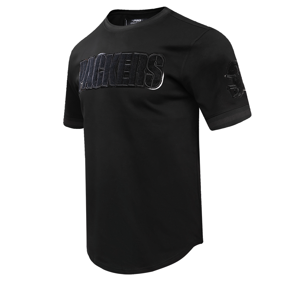 NFL GREEN BAY PACKERS TRIPLE BLACK TEE (TRIPLE BLACK)