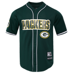 NFL GREEN BAY PACKERS MESH CHEMISE BOUTONNÉE (VERT FORÊT)